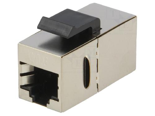Cable - Connectique Pour Peripherique RJ45 femelle droit x2 Cat. 6 Keystone