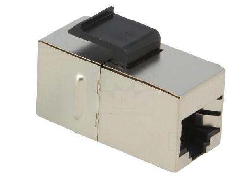 Cable - Connectique Pour Peripherique RJ45 femelle droit x2 Cat. 6 Keystone