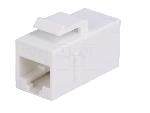 Cable - Connectique Pour Peripherique RJ45 femelle droit x2 Cat.6 Keystone - blanc