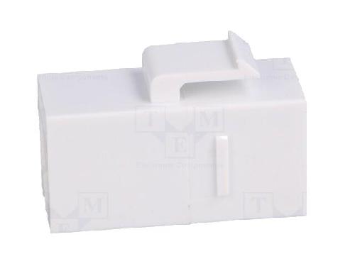 Cable - Connectique Pour Peripherique RJ45 femelle droit x2 Cat.6 Keystone - blanc