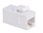 Cable - Connectique Pour Peripherique RJ45 femelle droit x2 Cat.6 Keystone - blanc