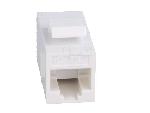 Cable - Connectique Pour Peripherique RJ45 femelle droit x2 Cat.6 Keystone - blanc