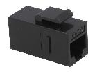 Cable - Connectique Pour Peripherique RJ45 femelle droit x2 Cat.6 Keystone - noir