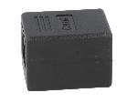 Cable - Connectique Pour Peripherique RJ45 femelle droit x2 Cat.6 - noir