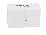 Cable - Connectique Pour Peripherique RJ45 femelle droit x2 Cat.6a - Blanc