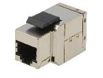 Cable - Connectique Pour Peripherique RJ45 femelle droit x2 Cat.6a Keystone