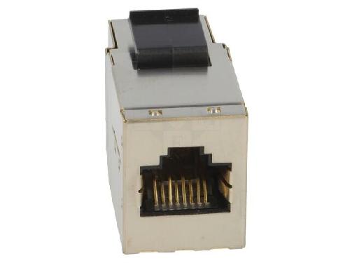 Cable - Connectique Pour Peripherique RJ45 femelle droit x2 Cat.6a Keystone