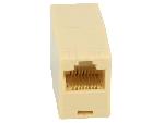 Cable - Connectique Pour Peripherique Rj45 femelle X2 Cat.5 - Beige