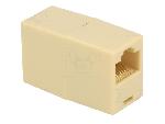 Cable - Connectique Pour Peripherique Rj45 femelle X2 Cat.5 - Beige
