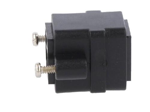 Cable - Connectique Pour Peripherique Rj45 femelle X2 Cat.5e - noir