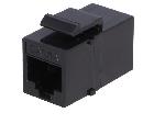 Cable - Connectique Pour Peripherique RJ45 femelle X2 Cat.6a - Noir