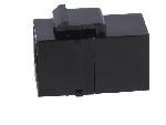 Cable - Connectique Pour Peripherique RJ45 femelle X2 Cat.6a - Noir