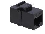 Cable - Connectique Pour Peripherique RJ45 femelle X2 Cat.6a - Noir