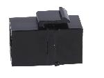 Cable - Connectique Pour Peripherique RJ45 femelle X2 Cat.6a - Noir