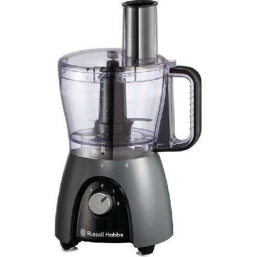 Robot Multifonctions Robot culinaire - RUSSEL HOBBS - Desire Matte Charcoal - 600 W - 2 vitesses + pulse - Noir