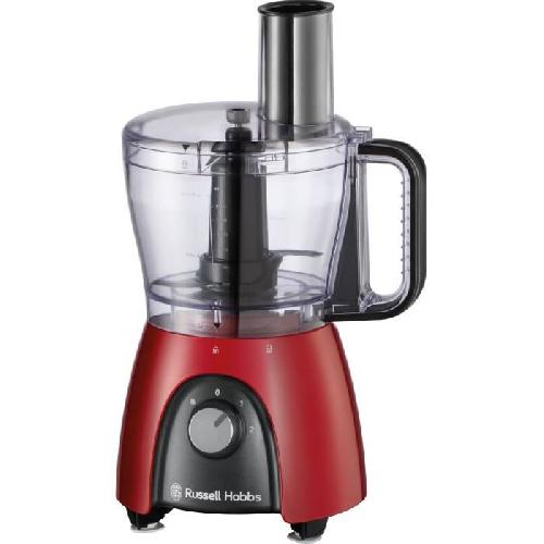 Robot Multifonctions Robot culinaire - RUSSEL HOBBS - Desire Red - 600 W - 2 vitesses + pulse - Rouge