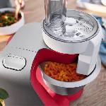 Robot Multifonctions Robot de cuisine - BOSCH Kitchen machine MUM5 - Rouge foncé/silver - 1000W-7 vitesses+pulse - Bol mélangeur inox 3.9L