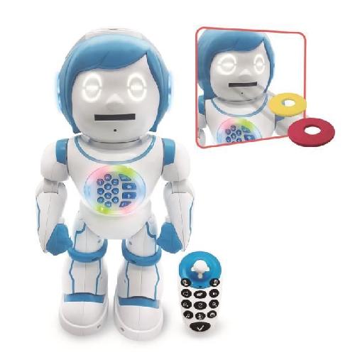 Robot Miniature - Personnage Miniature - Animal Anime Miniature Robot educatif bilingue POWERMAN KID de LEXIBOOK - Apprendre et jouer en francais et en anglais