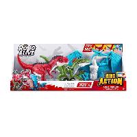 Robot Miniature - Personnage Miniature - Animal Anime Miniature Pack de Dinos - ZURU - Dino Action Mega Dinos 3 Pack - T-Rex. Vélociraptor et Ptérodactyle interactifs et rugissants