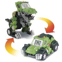 Robot Miniature - Personnage Miniature - Animal Anime Miniature VTECH - Switch & Go Dinos - Drex. Super T-Rex (Jeep) - T-Rex interactif a transformer en Jeep tout terrain