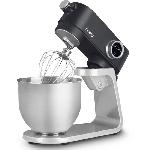 Robot pâtissier - H.Koenig - KM120 - 800 W - Bol inox 5 L - 8 vitesses - Gris mat et argent