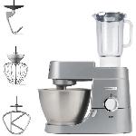 Robot pâtissier KENWOOD Chef KVC3110S ? Kit pâtissier et blender inclus - silver - 1000 W ? format compact