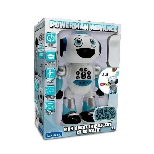 Robot Miniature - Personnage Miniature - Animal Anime Miniature Robot Programmable Powerman Advance - LEXIBOOK - Quiz. Musique. Jeux. Histoires - Télécommande - Blanc