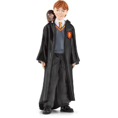 Figurine Miniature - Personnage Miniature Ron et croûtard. Figurine de l'univers Harry Potter.  pour enfants des 6 ans. 4 x 2 x 10 cm - schleich 42634 WIZARDING WORLD