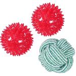 ROSEWOOD Dog Ball Gift Set 3 pieces - Rouge - Pour chien
