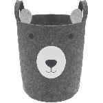 ROSEWOOD Felt Bear Basket - Gris - Pour chien