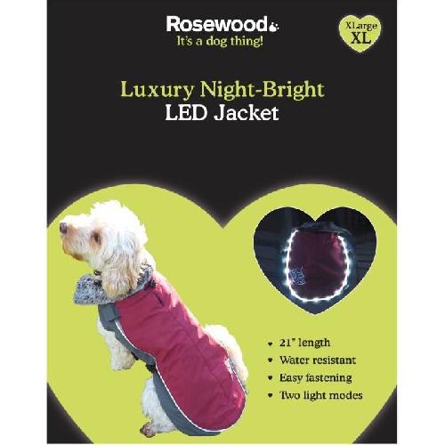 ROSEWOOD Veste de luxe a LED nocturne - Pour chien