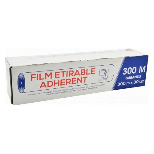 Rouleau Film Etirable avec Boite Distributrice 300mx30cm - archives