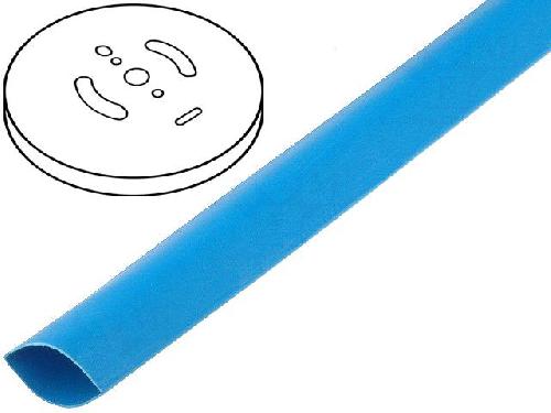 Gaine pour cables Rouleau Gaine Thermo Retractable 1.6mm-0.8mm bleu polyolefine 150m
