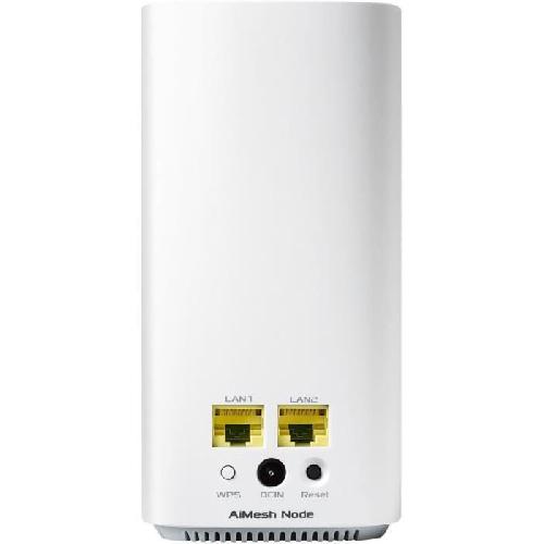 Modem - Routeur Routeur sans fil - ASUS - ZenWiFi Systeme Wi-Fi CD6 - 1 Hub Blanc. multi-room. mesh. AC1500 Mbps. Double bande avec application Asus