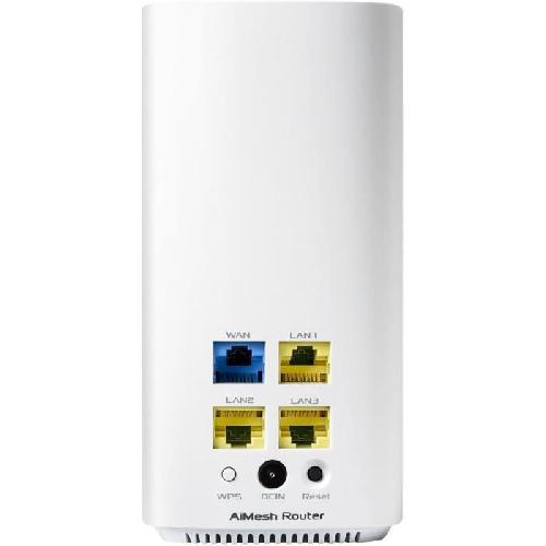 Modem - Routeur Routeur sans fil - ASUS - ZenWiFi Systeme Wi-Fi CD6 - 3 Hubs. multi-room. mesh. AC1500 Mbps. Double bande avec application Asus
