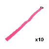 Ruban Adhesif Electricite Bracelet Scratch L 500mm 10 pcs - Rose