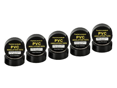 Ruban Adhesif Electricite Ruban adhesif en PVC plastifie 19 mm x 10 m - 10 pieces