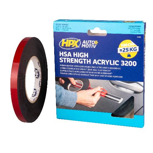 Ruban Adhesif Electricite Ruban Adhesif Hsa Double Face - Noir 12Mm X 10M Hpx