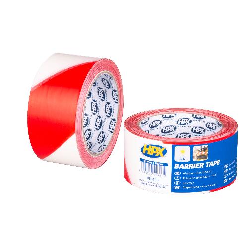 Ruban Adhesif Electricite Ruban De Delimitation - Blanc-Rouge 50Mm X 100M Hpx