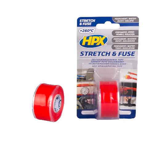 Ruban Adhesif Electricite Ruban Vulcanisant Stretch et Fuse - Rouge 25Mm X 3M Hpx