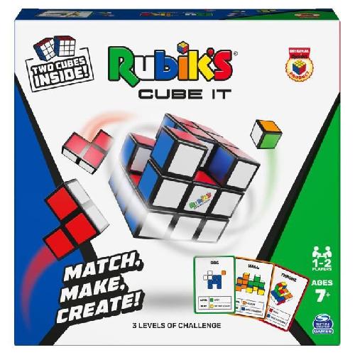 Casse-tete Rubik's Cube - Jeu de Rapidité - Rubik's Cube It - 54 Cartes Incluses - 1 a 2 Joueurs - Des 7 ans