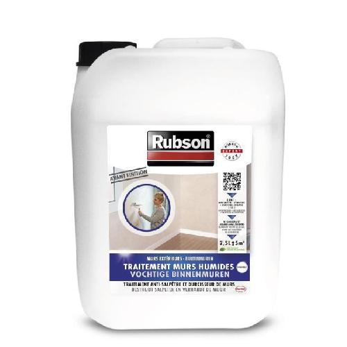 Peinture - Vernis - Traitement (lasure - Effets Decoratifs) RUBSON Traitement murs Humides interieurs incolore 2.5 L