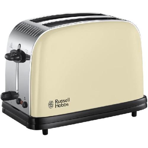 Grille-pain - Toaster RUSSELL HOBBS 23334-56 Toaster Grille Pain Colours Plus. Cuisson Rapide Uniforme. Contrôle Brunissage. Chauffe Vionnoiserie Inclus