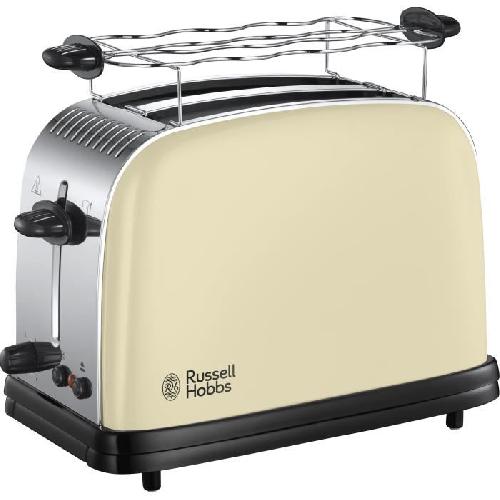 Grille-pain - Toaster RUSSELL HOBBS 23334-56 Toaster Grille Pain Colours Plus. Cuisson Rapide Uniforme. Contrôle Brunissage. Chauffe Vionnoiserie Inclus