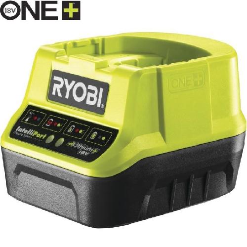 Batterie Pour Machine Outil RYOBI - 1 batterie lithium+ 18V ONE+ 4.0 Ah compacte et 1 chargeur rapide 2.0 A  - RC18120-140X