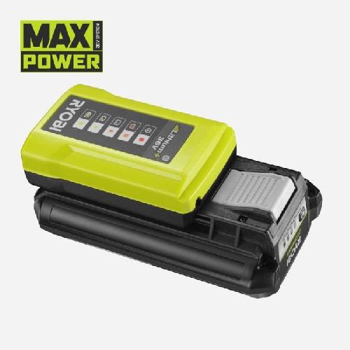 Accessoire - Consommable Machine Outil RYOBI - 1 batterie lithium+ 36V MAXPOWER 2.0 Ah et 1 chargeur standard 1.7 A - RY36BC17A-120