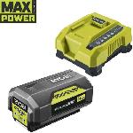 RYOBI - 1 batterie lithium+ 36V MAXPOWER 4.0 Ah et 1 chargeur rapide 6.0 A - RY36BC60A-140