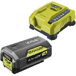 Batterie Pour Machine Outil RYOBI - 1 batterie lithium+ 36V MAXPOWER 4.0 Ah et 1 chargeur rapide 6.0 A - RY36BC60A-140