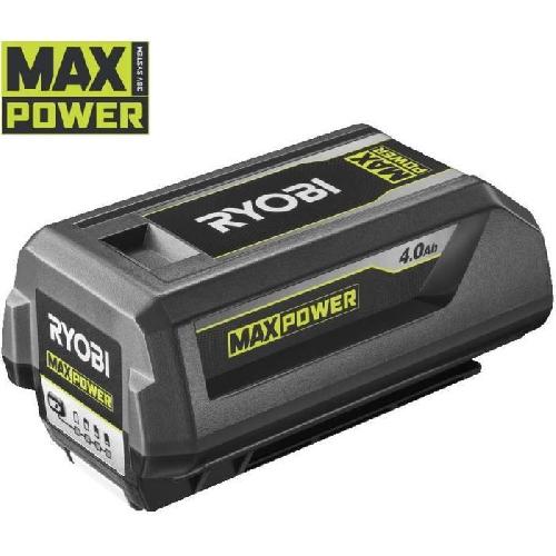 Batterie Pour Machine Outil RYOBI - 1 batterie lithium+ 36V MAXPOWER 4.0 Ah - gestion individuelle de charge/décharge des cellules et énergie régulée - RY36B40B