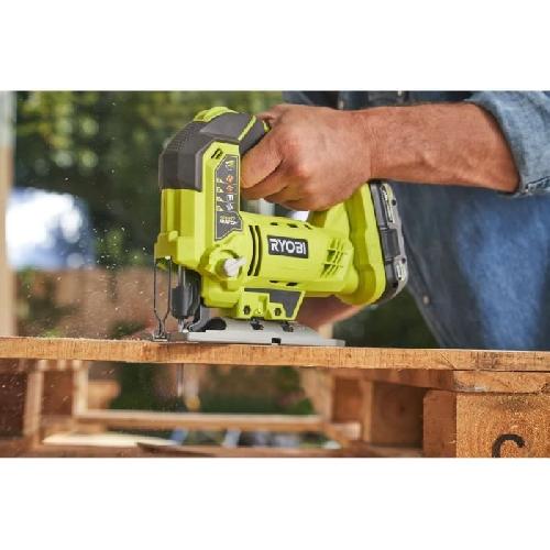 Pack De Machines Outil RYOBI 3 outils : 1 perceuse-visseuse R18DD3 + 1 meuleuse 115 mm + 1 scie sauteuse + 2 batteries 4 Ah & 2 Ah + 1 chargeur & 1 sac